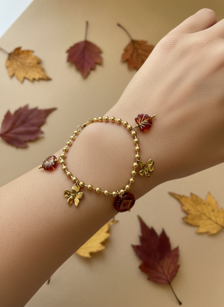 Bracciale “Foglie d’autunno”