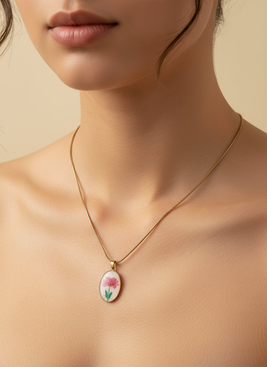 Collana “Pink Flowers”