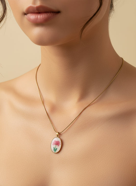 Collana “Pink Flowers”