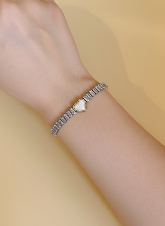 Bracciale "Heart of Pearls"