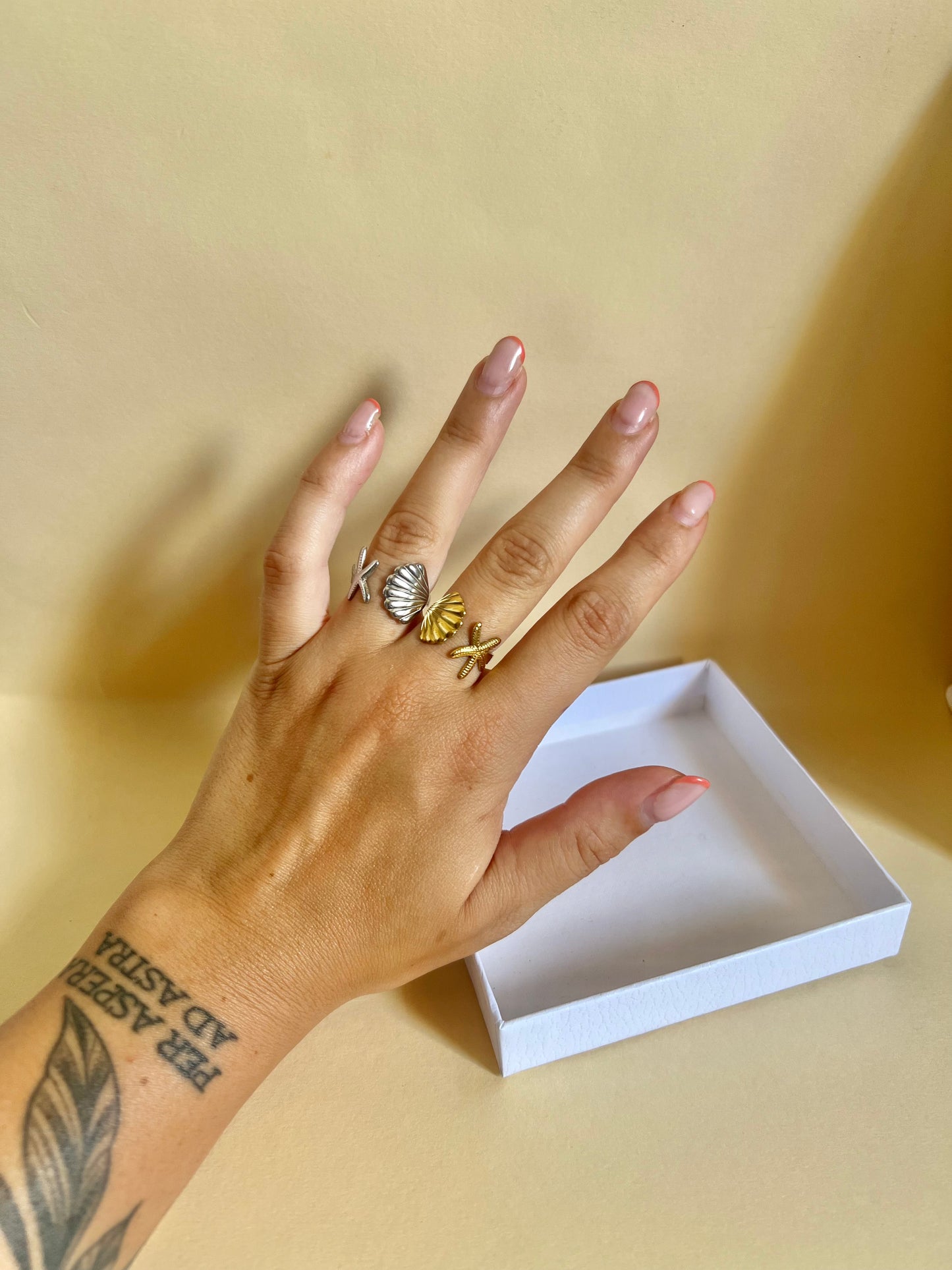 Anello “ Conchiglia & Stella Marina”