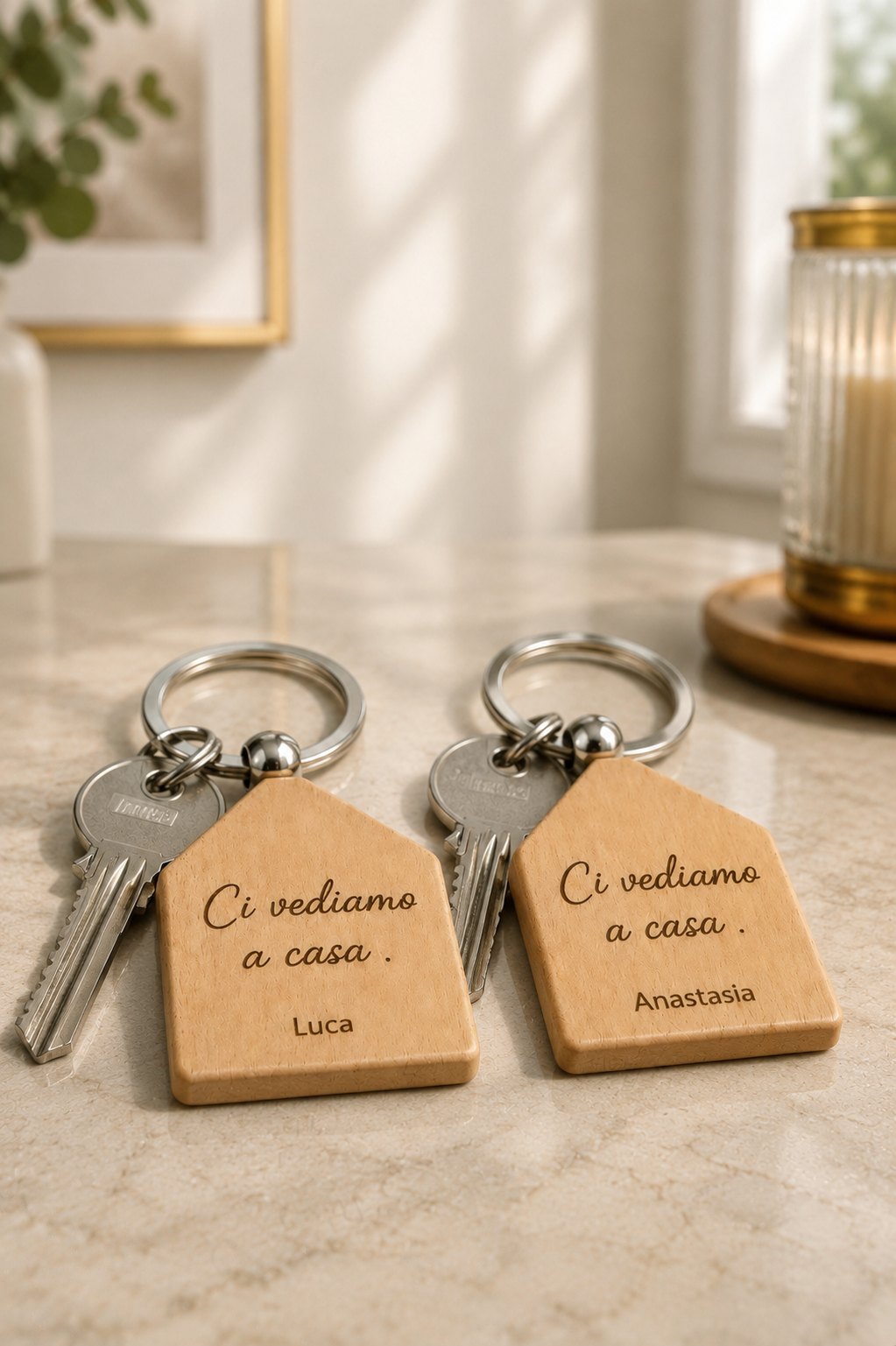 Portachiavi Casa - Ci vediamo a casa