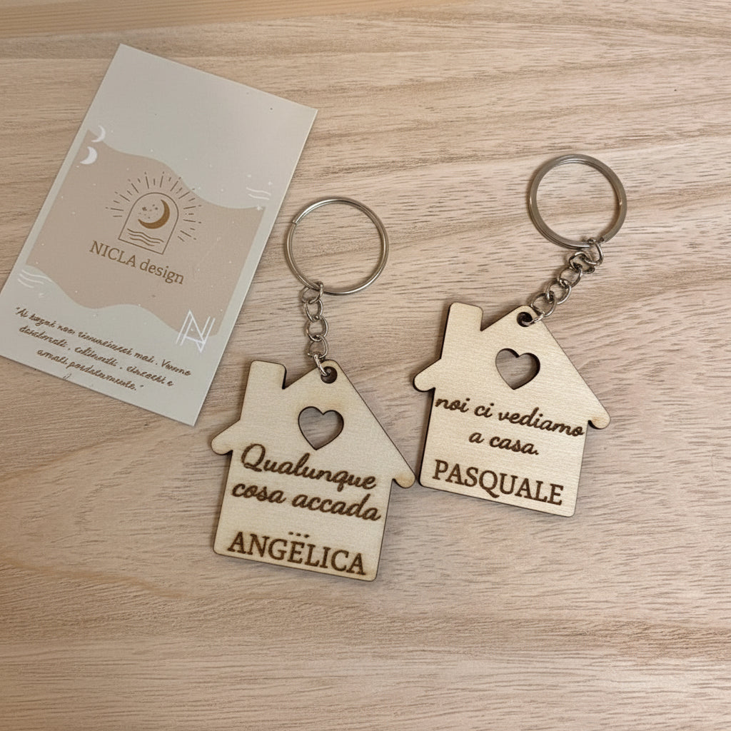 Portachiavi home coppia