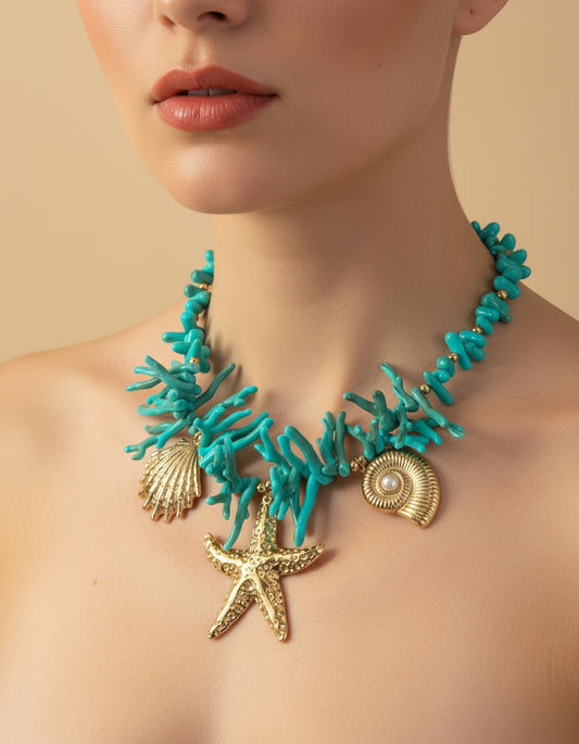 Collana “Corallo del mare”