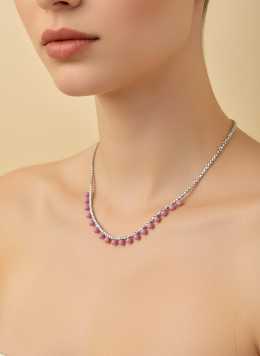 Collana “Porpora Crystal”
