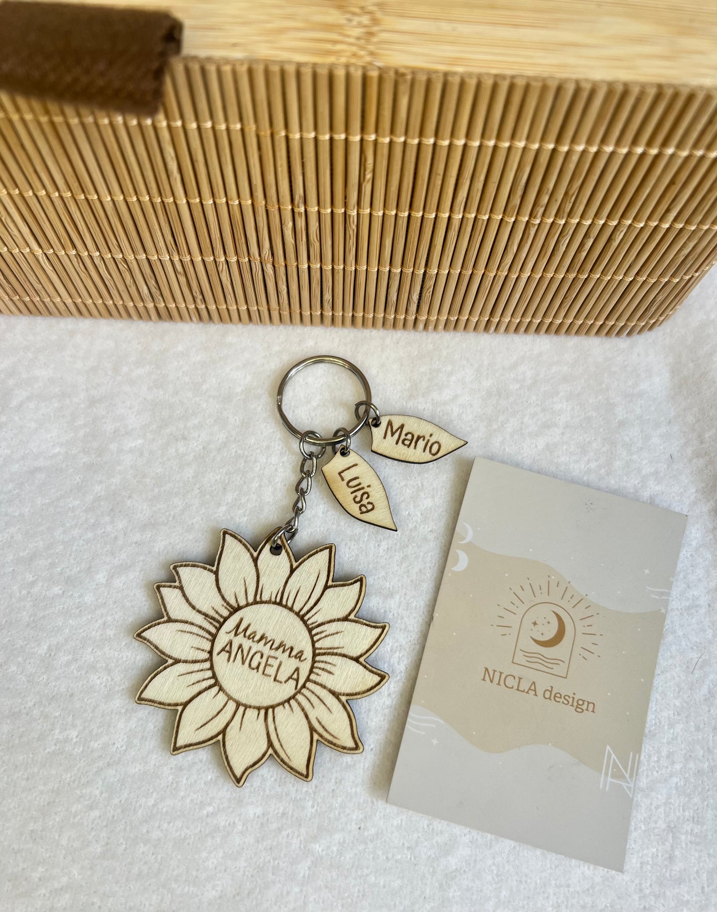 Portachiavi “Mamma Girasole”