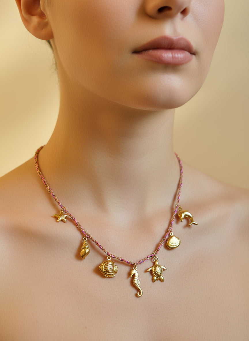 Collana “Pink sea”