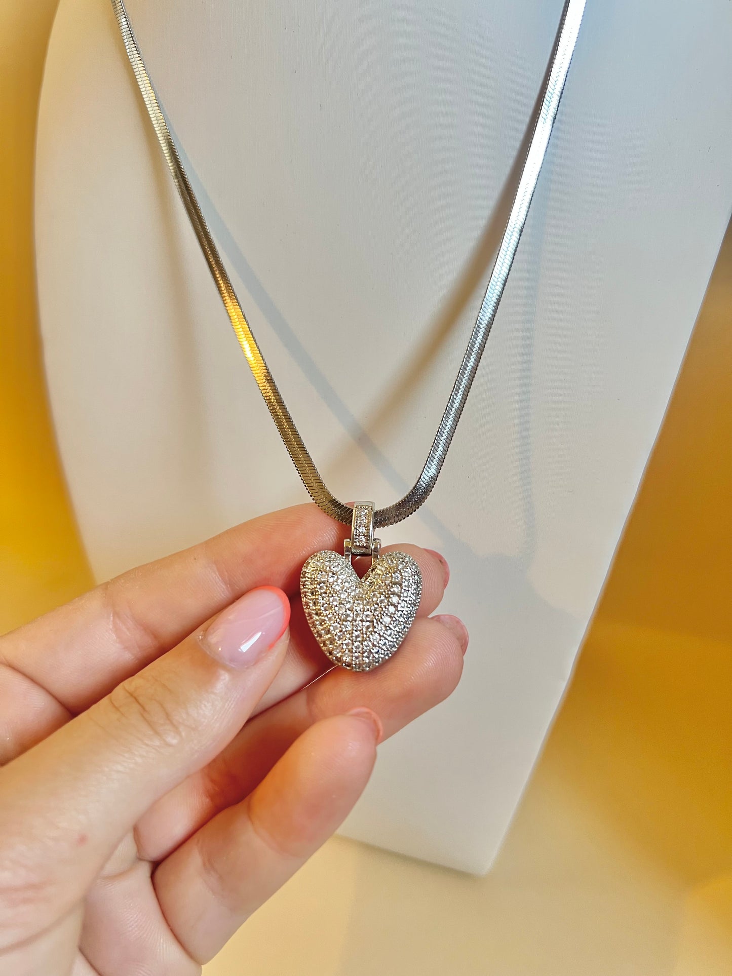 Collanina "Heart Shine"