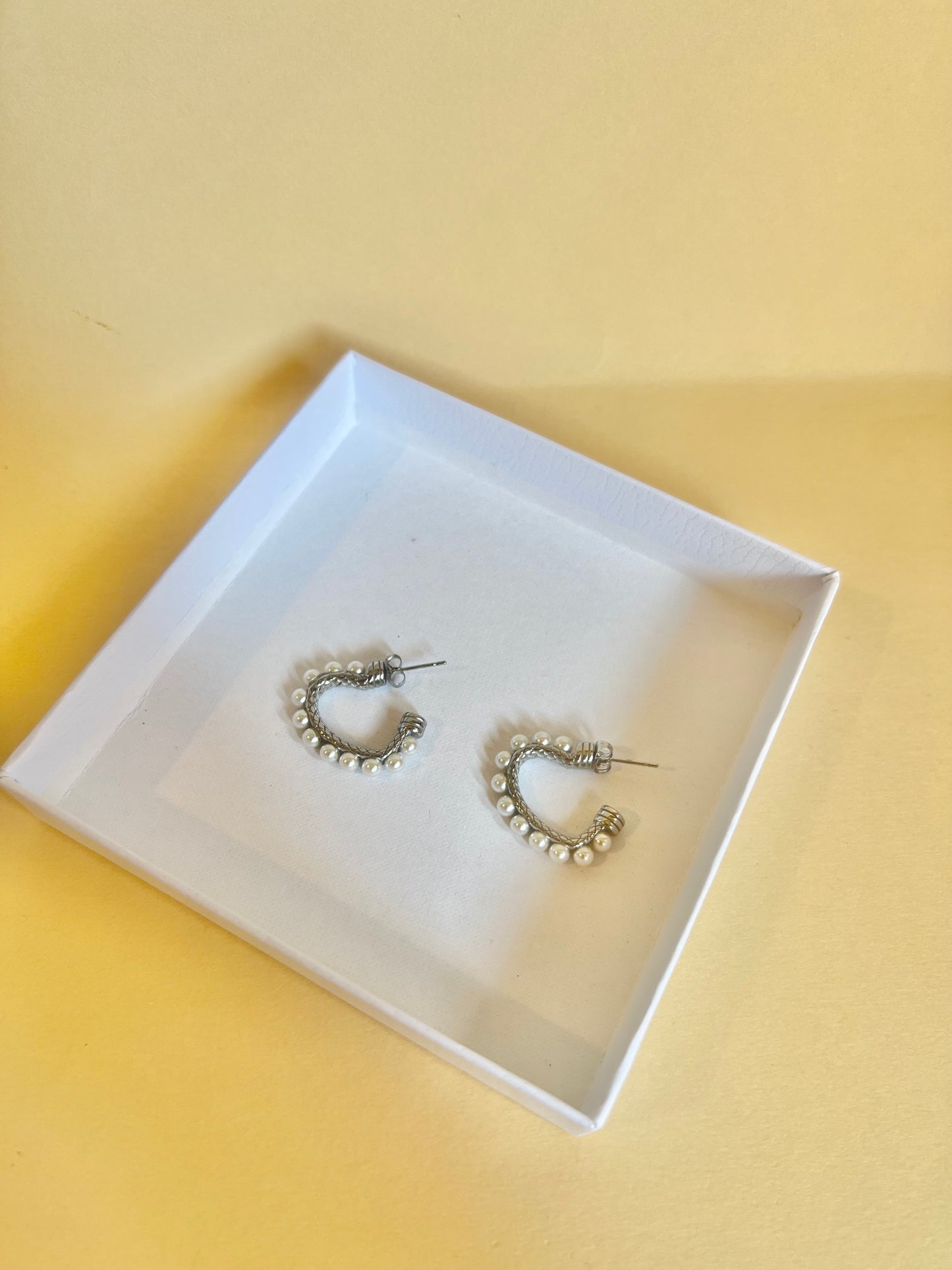 Orecchini “Cuore di perle ”