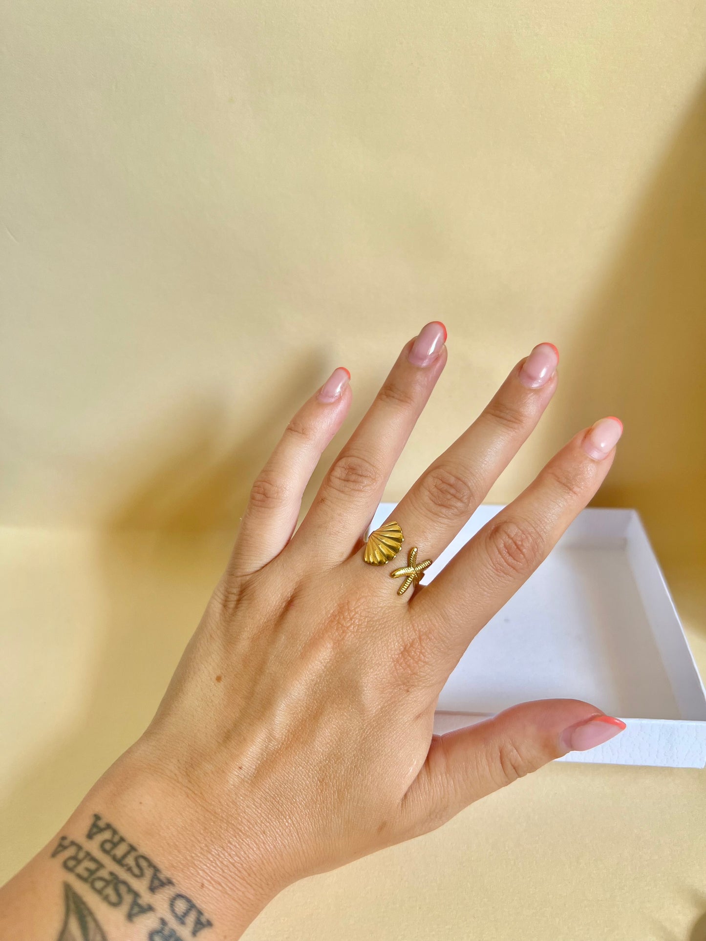 Anello “ Conchiglia & Stella Marina”