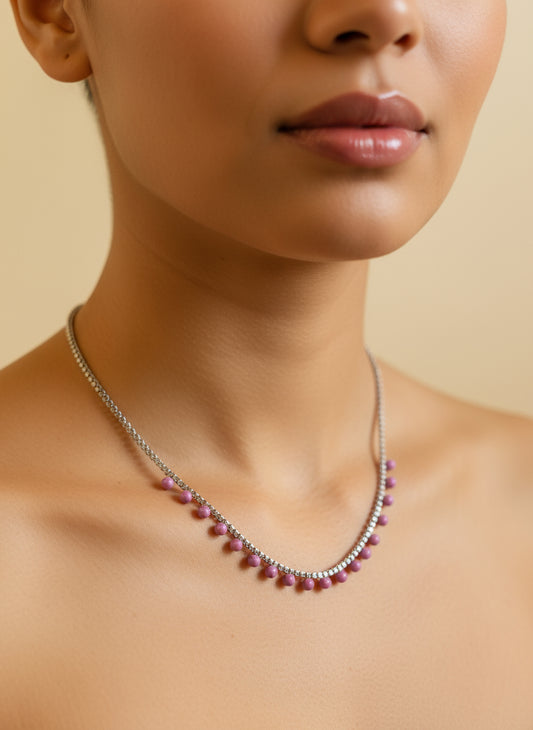 Collana “Porpora Crystal”
