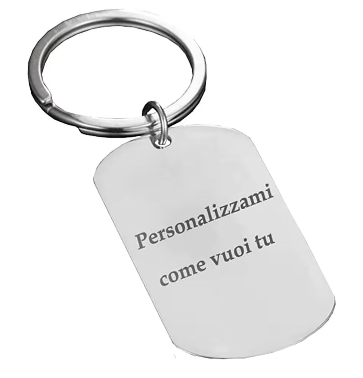 Portachiavi acciaio - personalizzato