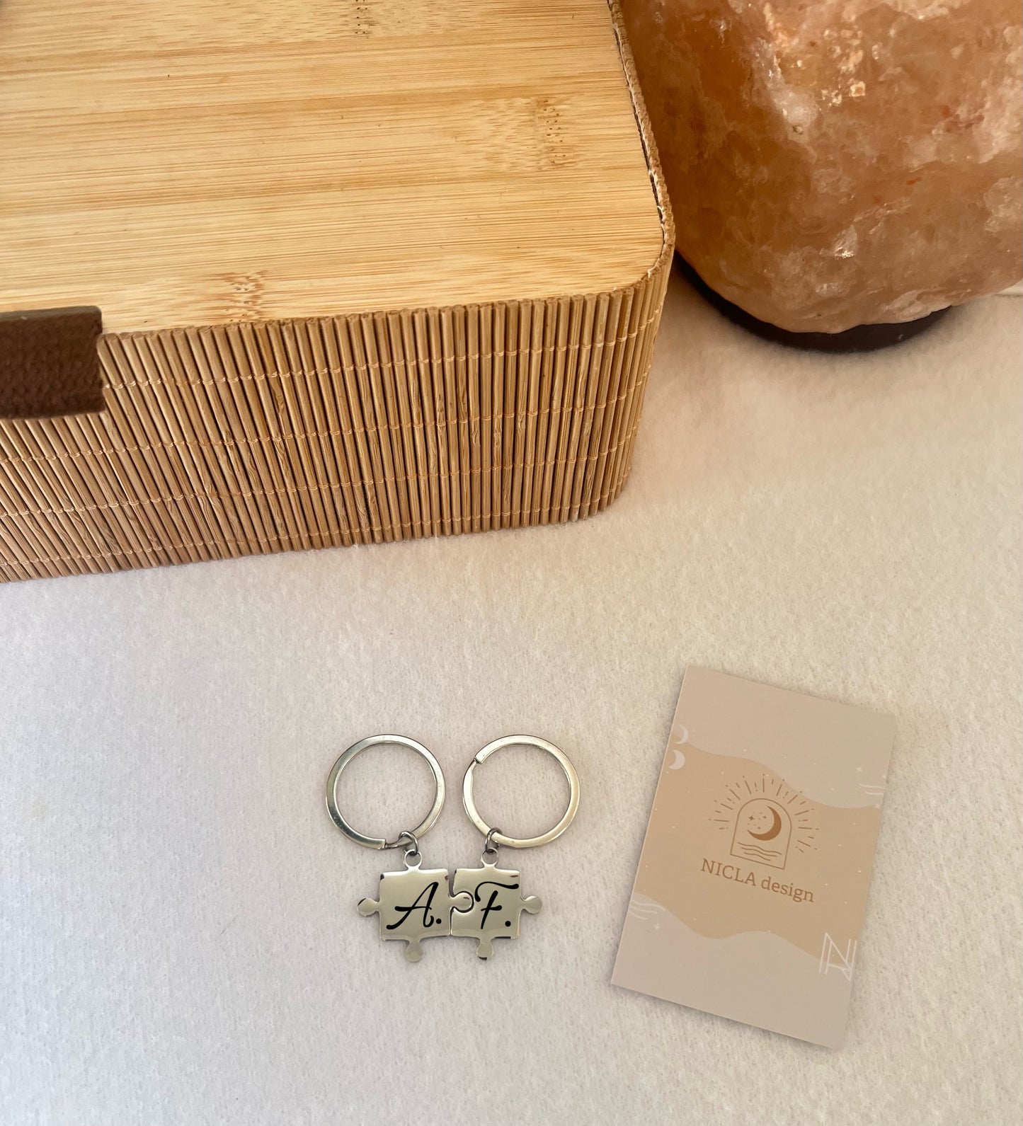 Portachiavi coppia “Puzzle”