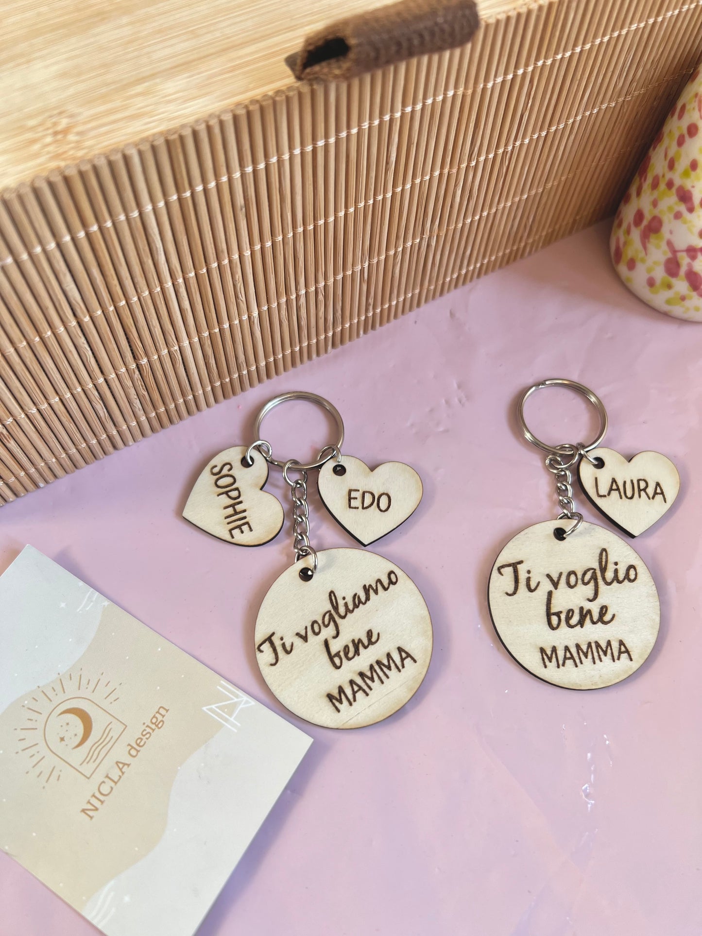 Portachiavi “Ti voglio bene mamma”