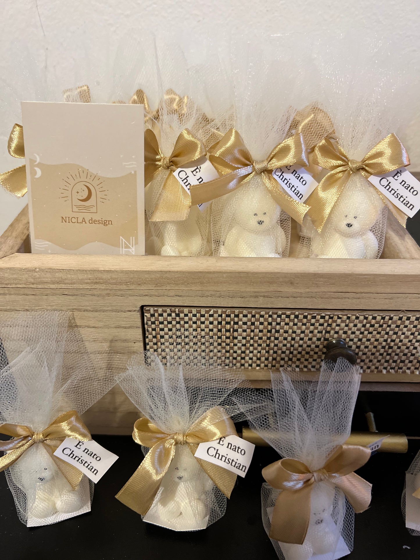 Teddy candles