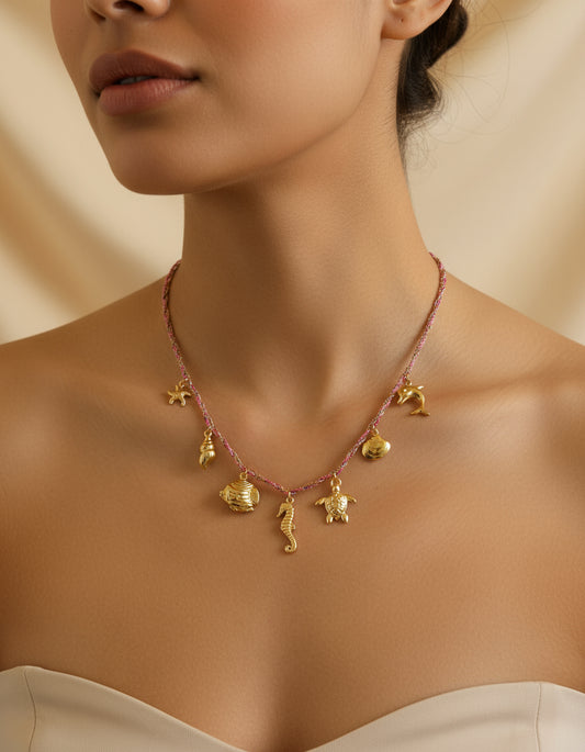 Collana “Pink sea”