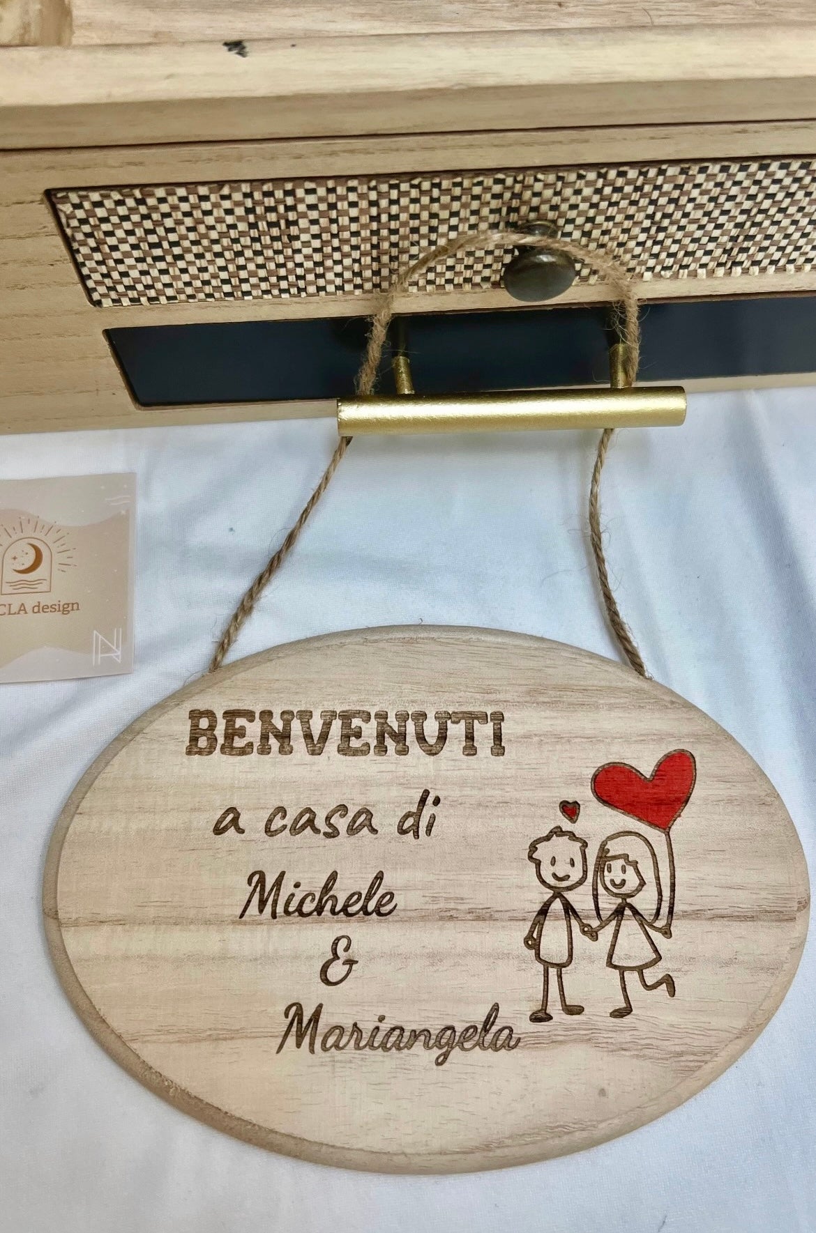 Targhetta fuori porta “Love”