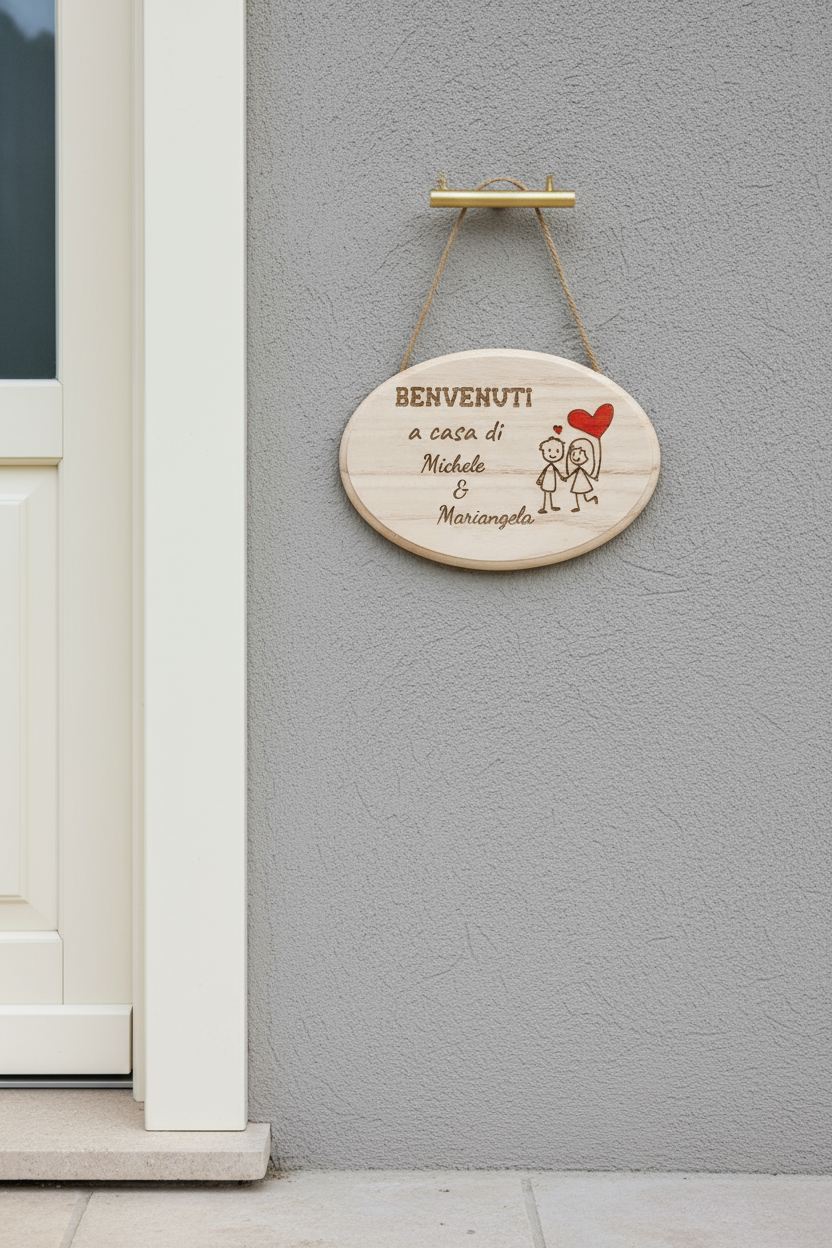 Targhetta fuori porta “Love”