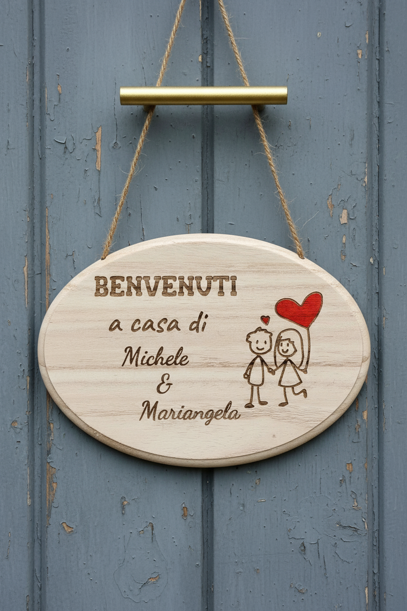 Targhetta fuori porta “Love”