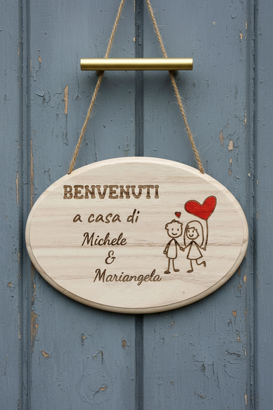 Targhetta fuori porta “Love”