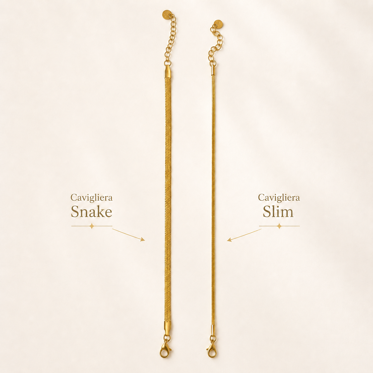 Cavigliera - Snake slim