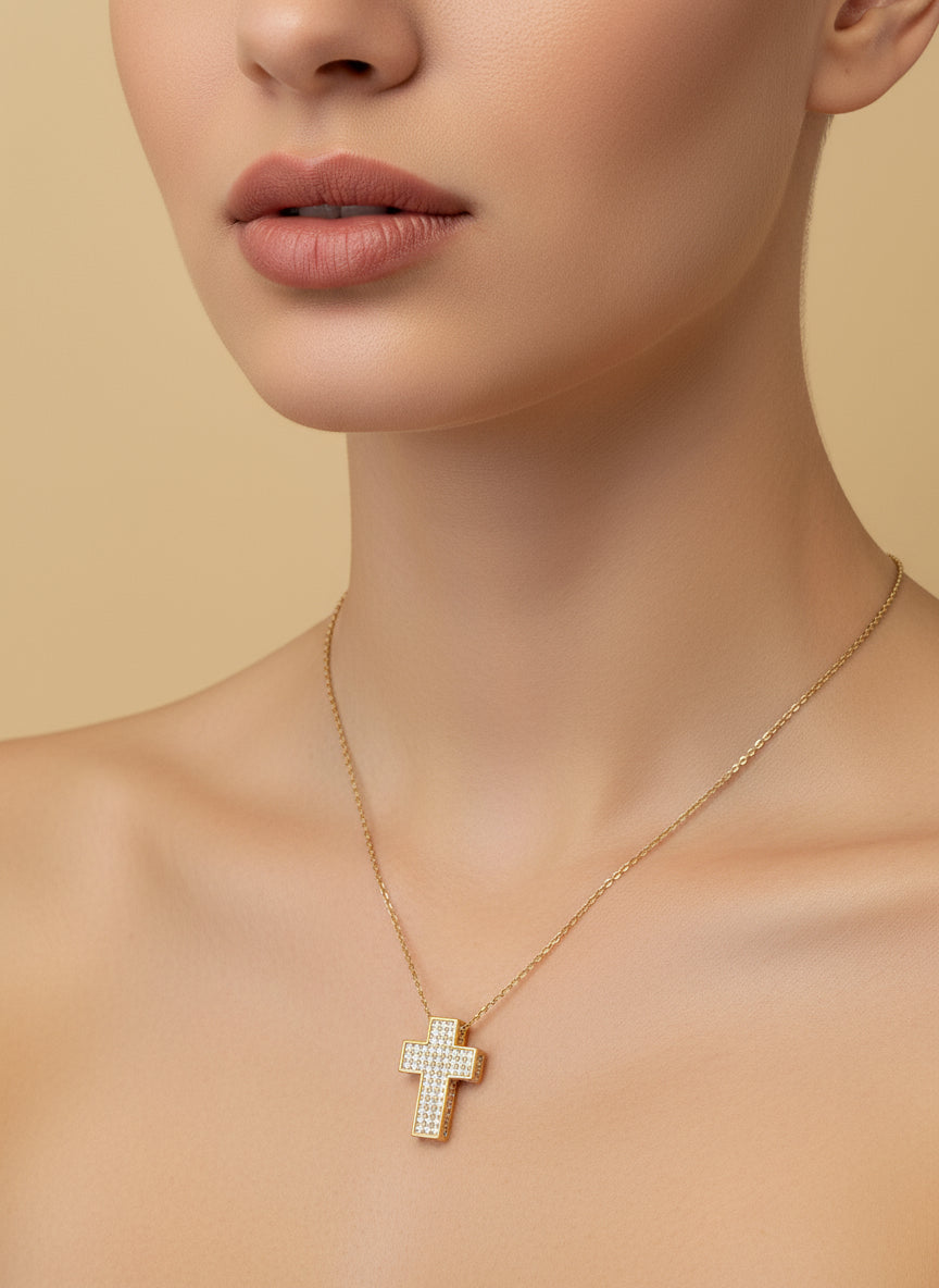 Collana "Shine Cross"