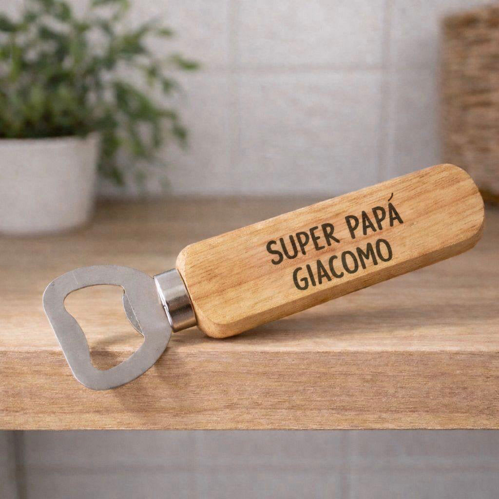 Apribottiglie Super papà- personalizzato
