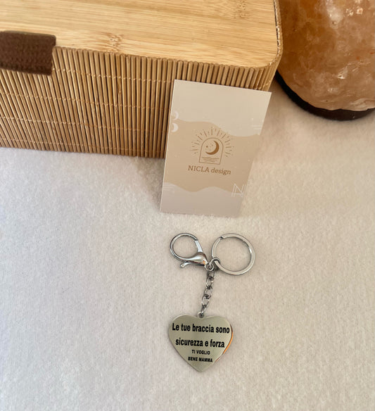 Portachiavi “Cuore di Mamma”