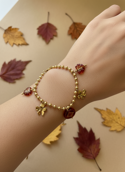 Bracciale “Foglie d’autunno”