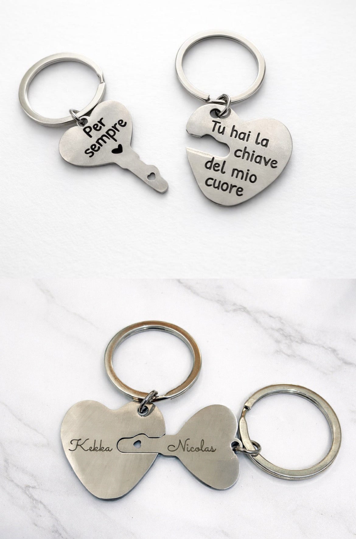 Portachiavi “la chiave del mio cuore”