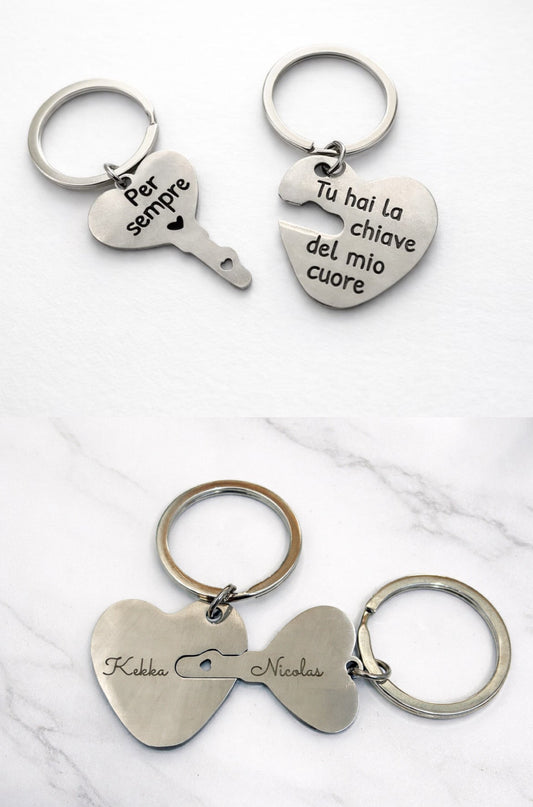 Portachiavi “la chiave del mio cuore”