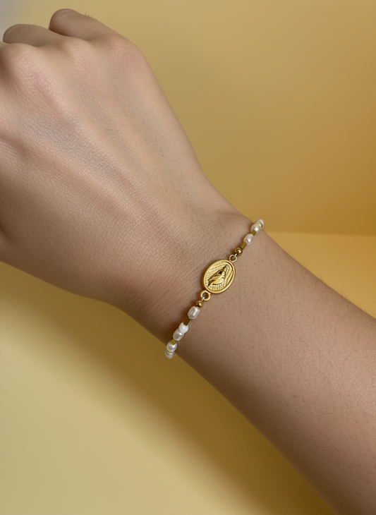 Bracciale “Medaglietta conchiglia”