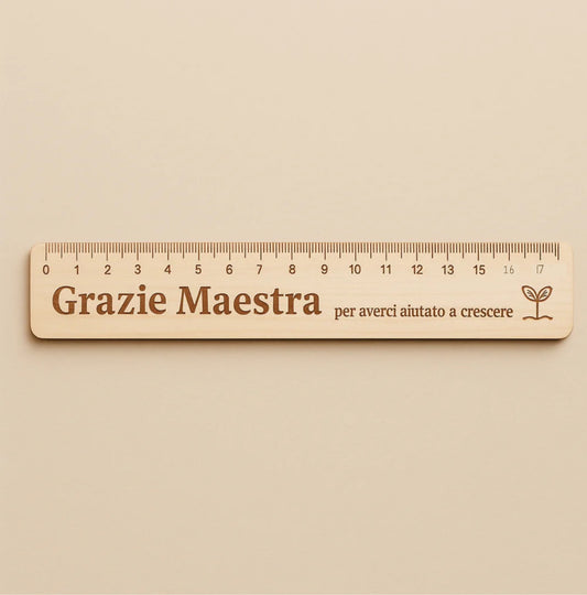 Righello “Grazie Maestra”