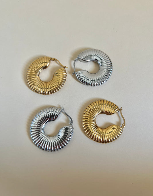 Orecchini “Cerchio spirale”