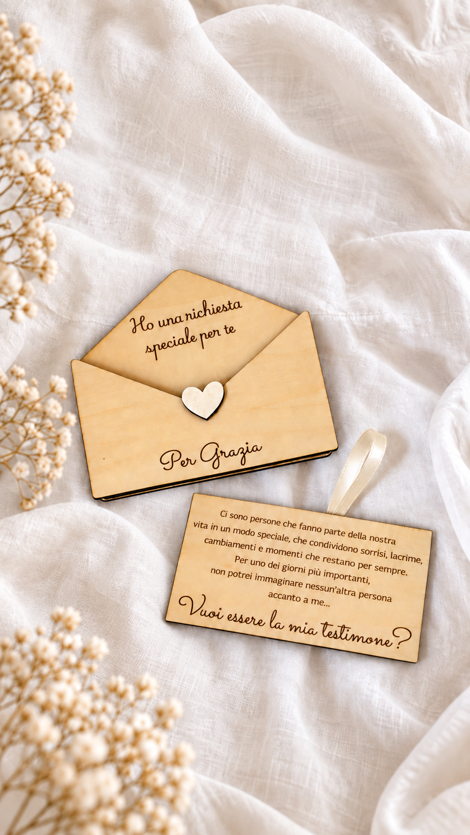 Lettera “Vuoi essere il mio Testimone / la mia Testimone?”