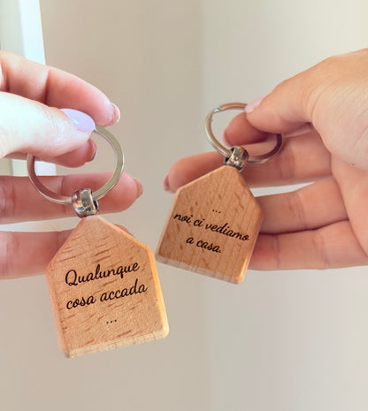 Portachiavi Casa- Personalizzabile