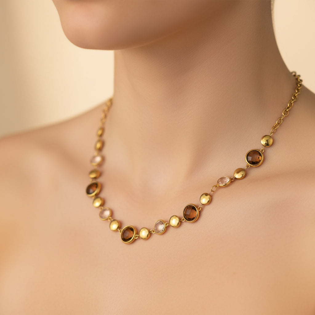 Collana “ Brown stone”