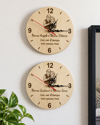 Orologio da parete - Nonni