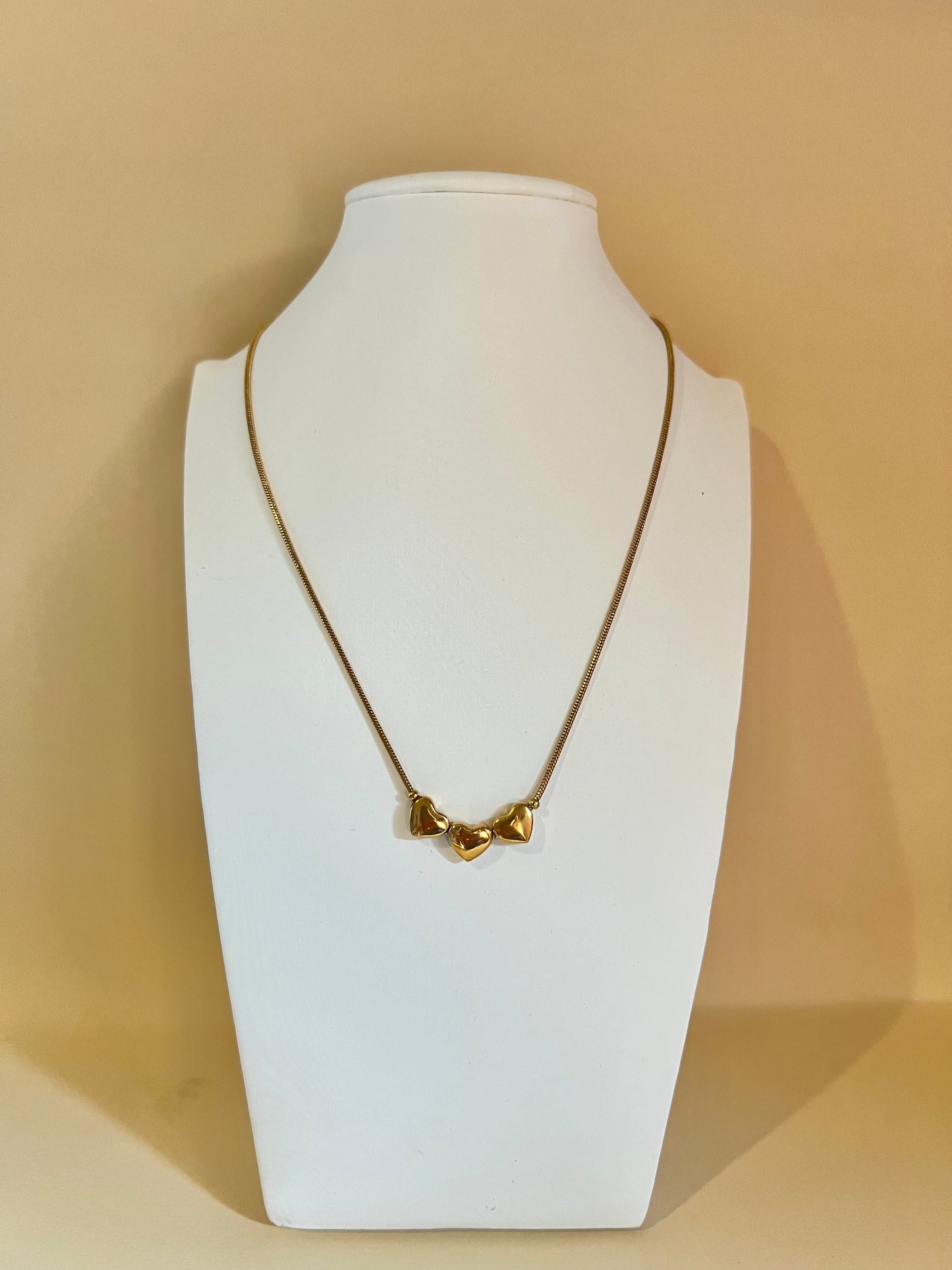 Collana “Tris di Cuore”