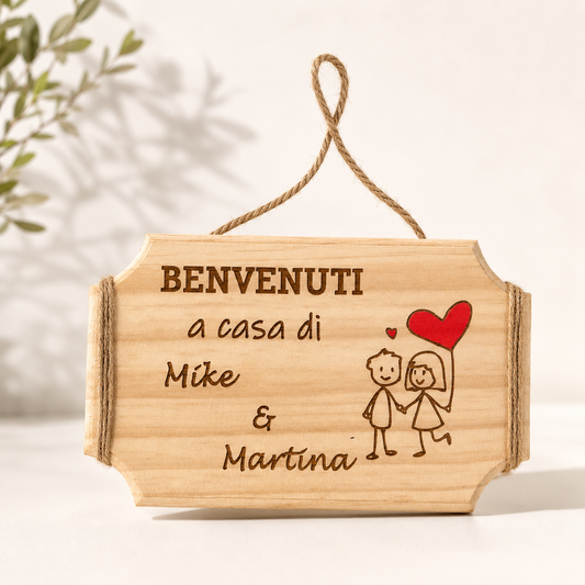 Targhetta Fuori porta -“LOVE”