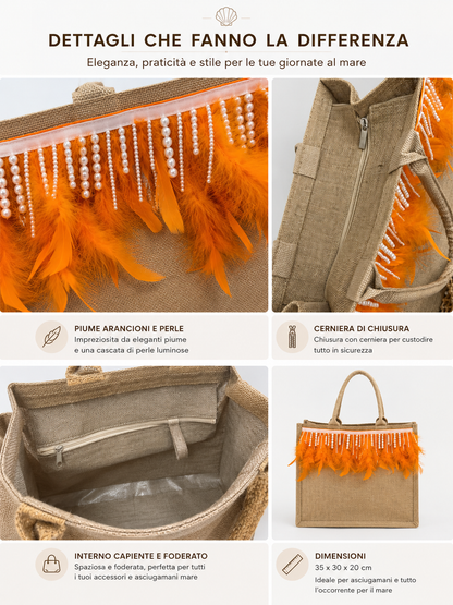 Borsa mare - Orange