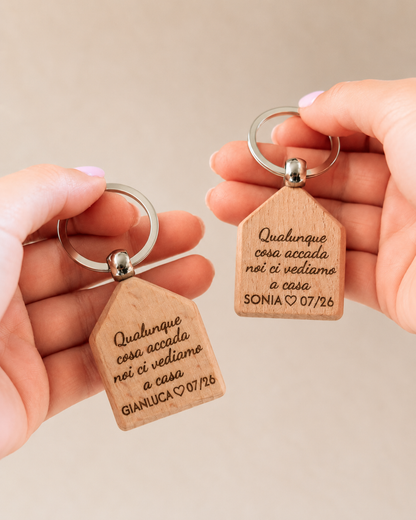 Portachiavi Casa- Personalizzabile