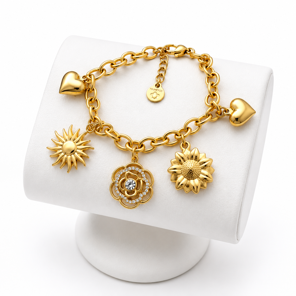 Bracciale “Il sole gira attorno al girasole”