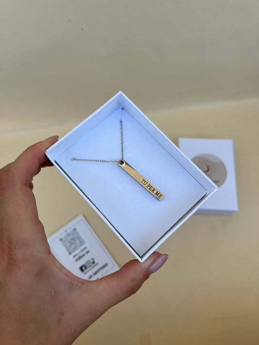 Collana “Infinity Tag” – Personalizzabile