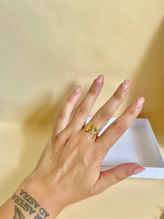Anello “ Conchiglia & Stella Marina”