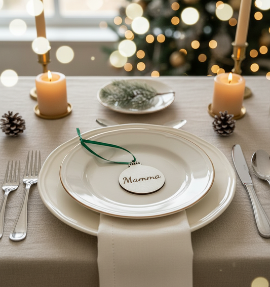 Segnaposto - Sfere di Natale