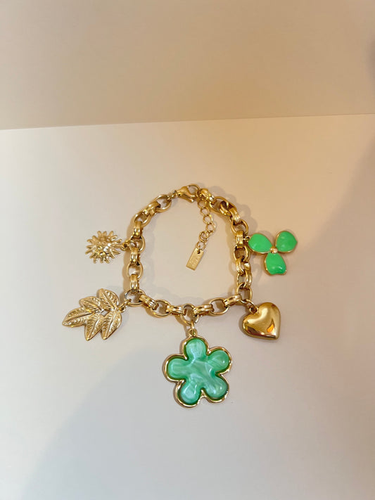 Bracciale “ Green Charm Garden”