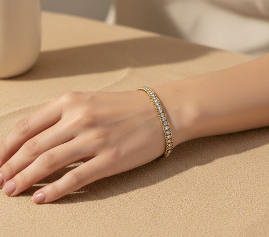 Bracciale “Golden Crystal”