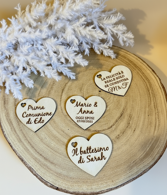 Segnaposto Cuore - personalizzato