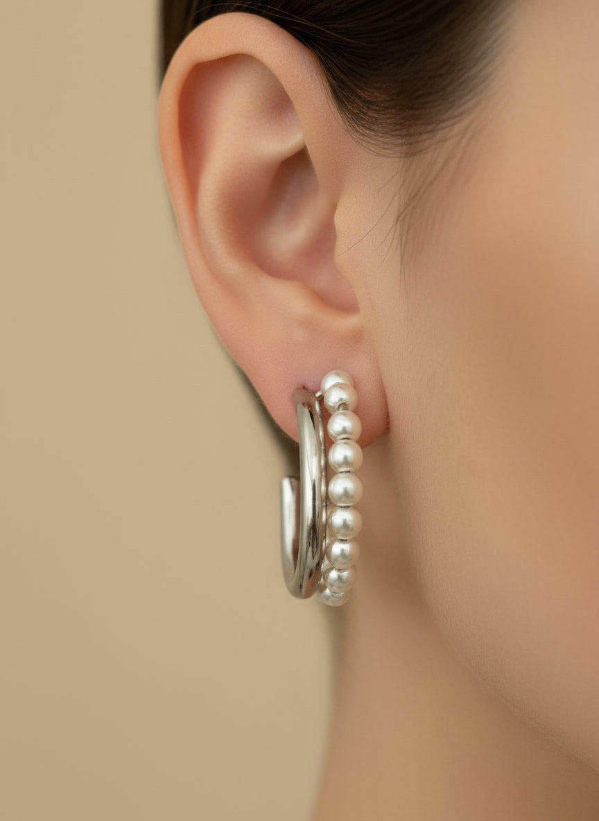 Orecchini “Silver vibes ”
